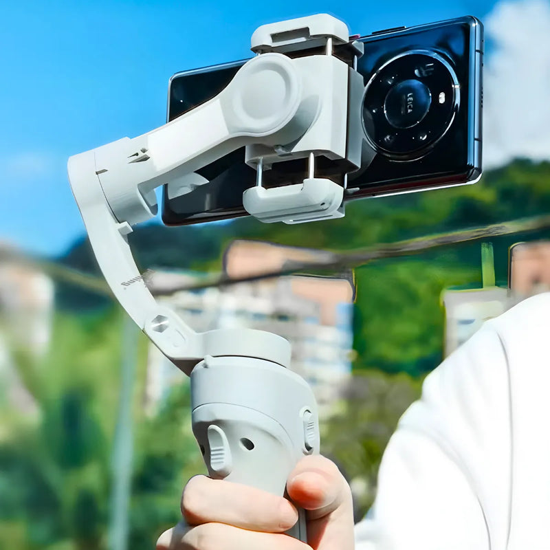 Estabilizador Gimbal 3 Eixos Portátil Com Rastreamento IA